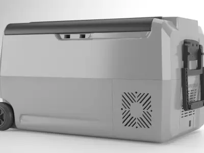 VEVOR Portable Car Freezer-36L Portable Refrigerator Freezer Low-poly 3D model