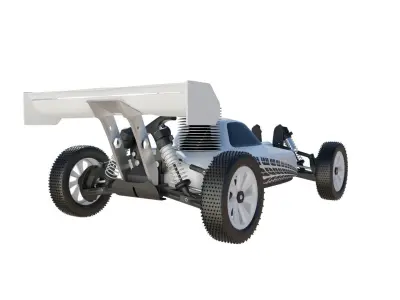 RC Racing Car buggy 3D model