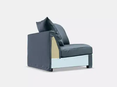 GRONLID Cover for corner section 5 Low-poly 3D model