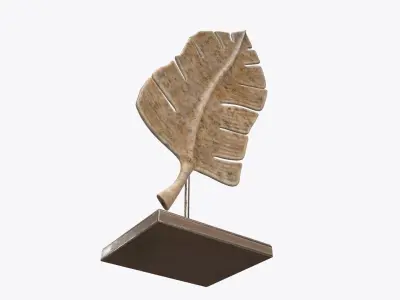 Leaf sculpture 02 3D model