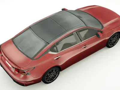 Nissan Altima SR 2023 Low-poly 3D model