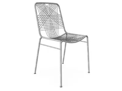 Golden Chair Set 3D Model Collection