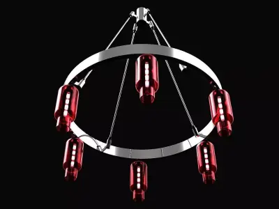 Deco hanging lamps Free 3D model