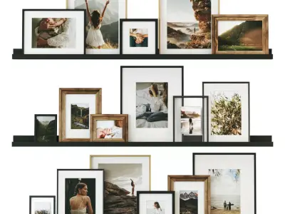 Gallery Wall 129 3D model