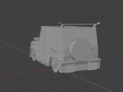 Mercedes G-Class Purgor     Shadow Design BodyKit 3D model