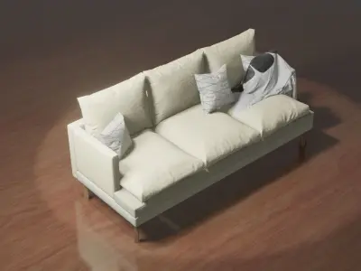 Sofa 3D Model 3D model