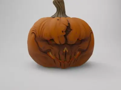 BOO Halloween Pumpkin 3D print model