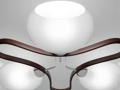 Hanging lamp Low-poly 3D model