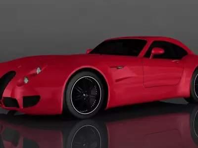 Wiesmann GT Low-poly 3D model