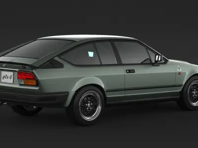 Alfa Romeo Alfetta GTV6 3D model