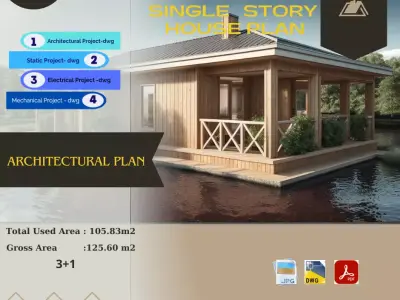 Tip5 House Plans Architectural Drawings Modern House Plans  3D model