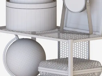 BAGGEBO Shelving Uint 2 3D model