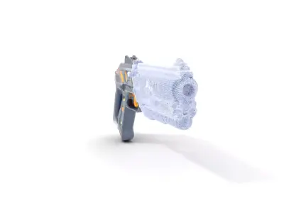 T H Neon Blaster model pack Low-poly 3D model