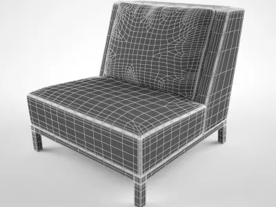 Christian Liaigre Lounge chair 3D model