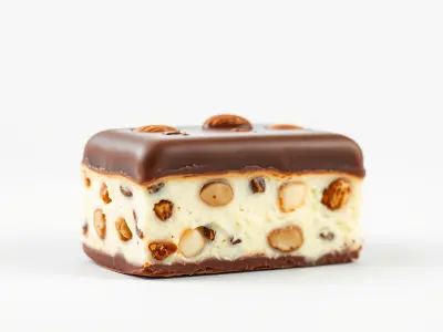 Luxury Chocolate Almond Ice Cream Bar model pack Low-poly 3D model