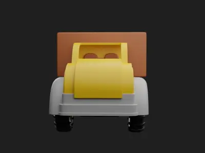 Truck Toy 3D Model 3D print model