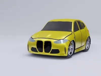 Toon car 01 model  3D model