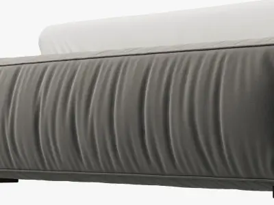 RH Teen Sona Upholstered Platform Bed 3D model