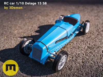 RC model Delage 15 S8 3D print model
