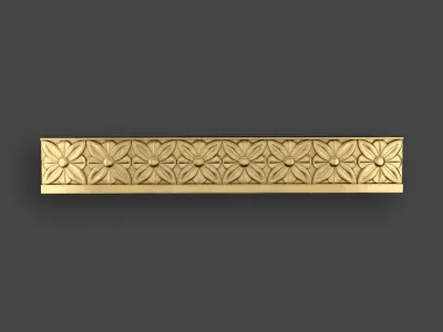 5 Borders Ornamental Pack 4 3D model