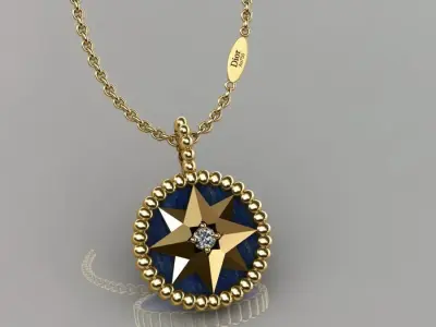 Dior Pendant  3D print model