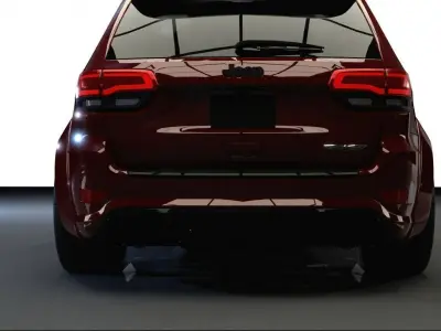 Jeep Grand Cherokee Trackhawk 2021 Bodykit 3D model