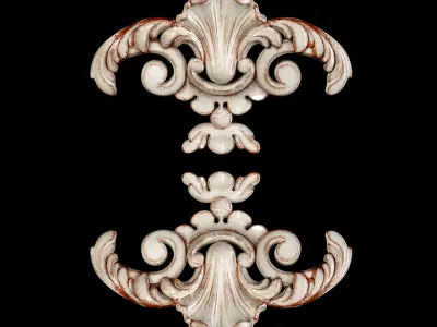 Classic carved 023 3D model