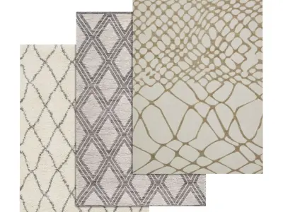 Rug Set 1893 3D model