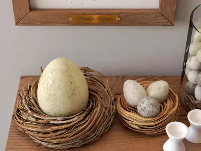 Les Oeufs Free 3D model