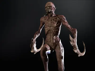 MutantZ3 Low-poly 3D model