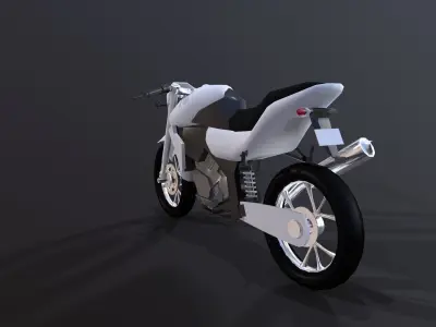 Low Poly Bikes motorcycle Free low-poly 3D model
