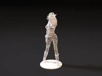 Sexy Cowgirl 3D print model