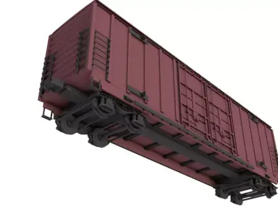 Box Car 3D model