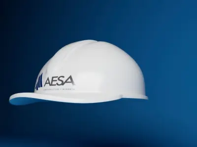 Engineering helmet 3D model