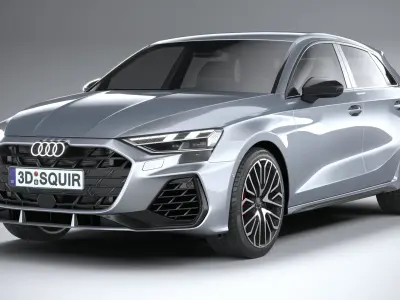 Audi S3 Sportback 2025 3D model