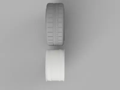 12MM HEX RC Wheels Work Emotion RS 11 with and without tires 3D print model