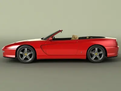 Ferrari 456 GT Convertible 3D model