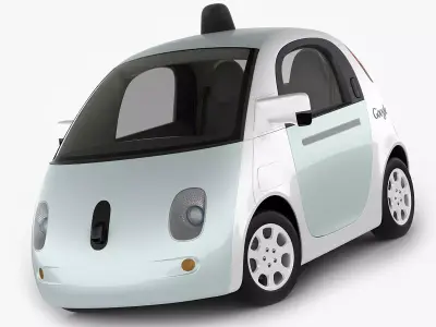 Google Self-Driving Car 3D model