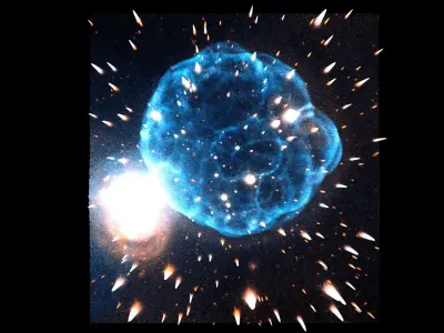 Soccer Ball Nebula 3D model