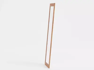 -Wooden Mirror- 3D model