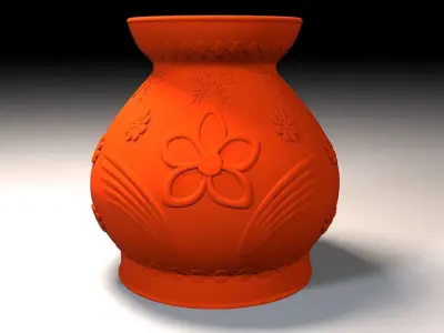 Flowervase set 2 3D print model