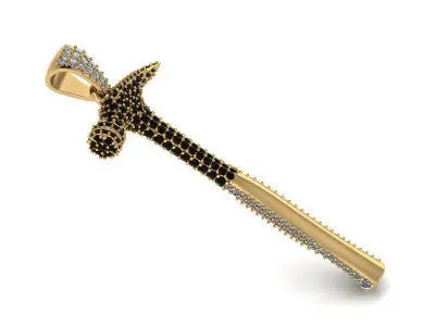 Hammer Pave Pendant 2025 3D print model