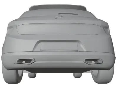 France sedan unbranded 3D model