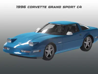 Chevrolet - 1996 - Corvette Grand Sport C4 3D model