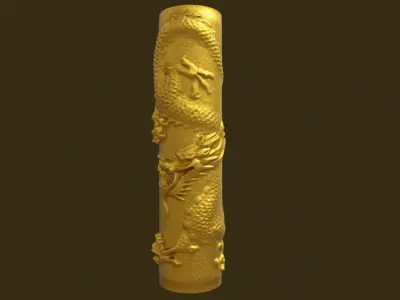 DRAGON RELIEF - NO 6 3D model