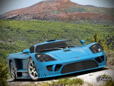 Saleen S7 std mat 3D model