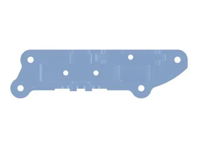 Tamiya TT-01 Type E - gear cover D10 51319 - 3D Print Model 3D print model