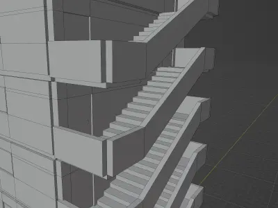 Tokyo Building Low-poly 3D model