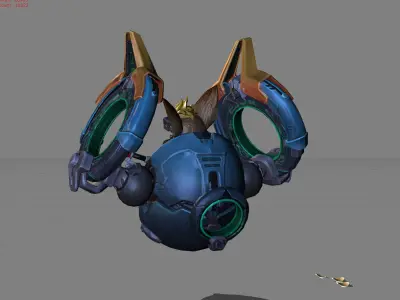 Chip Nexus Engineer Low-poly 3D model