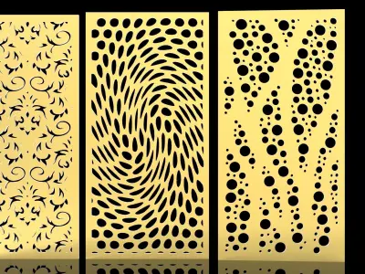 3d model and vector file of cnc partation home 3D model